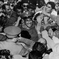 Foule lors du passage de Nasser dans les rue du Caire (Egypte), 29 mars 1954. © crédits photos TopFoto / Roger-Viollet